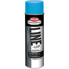 Krylon - 18 fl oz Blue Striping Paint - 234 to 332 Sq Ft/Gal Coverage, Solvent-Based Formula - Caliber Tooling