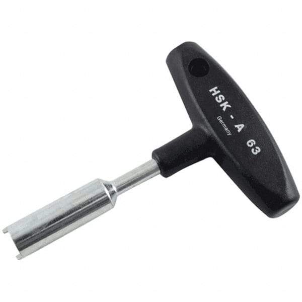 Iscar - Rotary Tool Holder Wrench - Use with HSK Shank Tool, Compatible with HSK63 Taper Size - Exact Industrial Supply