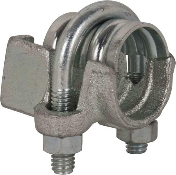 Campbell Fittings - 1/2" Hose, Single U-Bolt - Plated Steel - Caliber Tooling