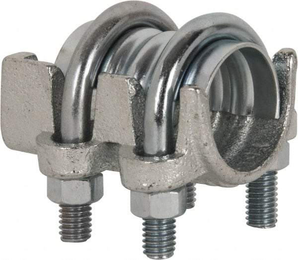 Campbell Fittings - 1" Hose, Interlocking U-Bolt Clamp - Plated Steel - Caliber Tooling