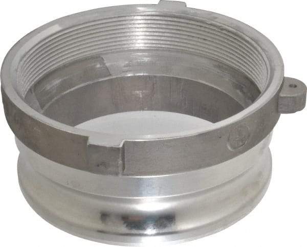 EVER-TITE Coupling Products - 6" Aluminum Cam & Groove Suction & Discharge Hose Male Adapter Female NPT Thread - Part A, 6" Thread, 75 Max psi - Caliber Tooling