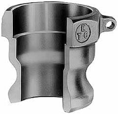 EVER-TITE Coupling Products - 6" Aluminum Cam & Groove Suction & Discharge Hose Male Adapter Female NPT Thread - Part A, 6" Socket Weld Thread, 75 Max psi - Caliber Tooling