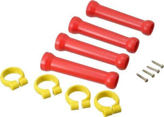 Value Collection - 1/2" Hose Inside Diam, Coolant Hose Extension Element Kit - Includes (4) 1/2" Element Clamps, (4) 1/2" Extension Elements, for Use with Snap Together Hose System, 8 Pieces - Caliber Tooling