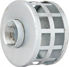 Kuriyama of America - 1-1/2" Hose, Square Hole Strainer - Plated Steel - Caliber Tooling