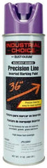 Rust-Oleum - 17 fl oz Purple Marking Paint - 600' to 700' Coverage at 1" Wide, Solvent-Based Formula - Caliber Tooling