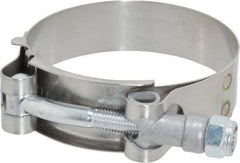 Campbell Fittings - 2-1/2" Hose, 3/4" Wide x 0.025" Thick, T-Bolt Band Clamp - Stainless Steel - Caliber Tooling