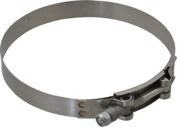 Campbell Fittings - 5-3/4" Hose, 3/4" Wide x 0.025" Thick, T-Bolt Band Clamp - Stainless Steel - Caliber Tooling