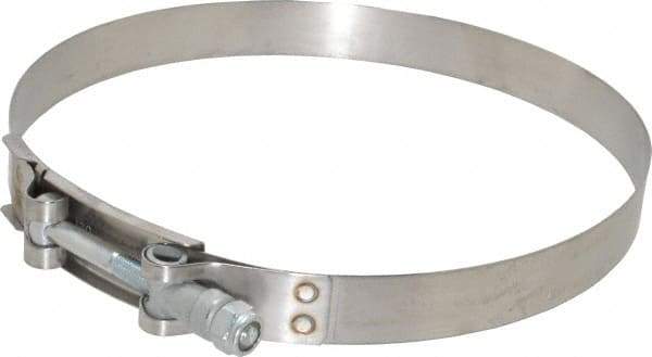 Campbell Fittings - 6-3/4" Hose, 3/4" Wide x 0.025" Thick, T-Bolt Band Clamp - Stainless Steel - Caliber Tooling