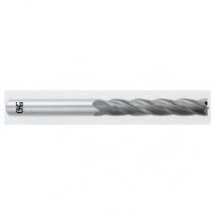 1 Dia. x 6 Overall Length 4-Flute Square End Solid Carbide SE End Mill-Round Shank-Center Cutting-Uncoated - Caliber Tooling