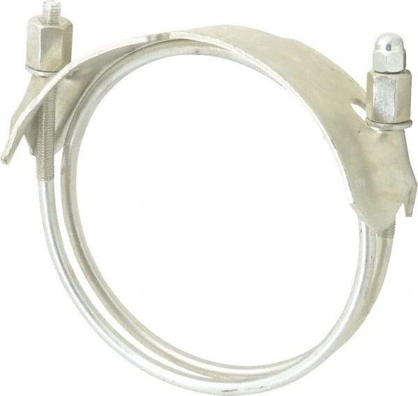 Kuriyama of America - 5" Hose, Spiral Double Bolt Hose Clamp - Plated Steel - Caliber Tooling