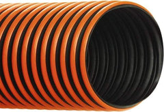 Hi-Tech Duravent - 3" ID, 50' Long, Thermoplastic Rubber Blower & Duct Hose - Black, 4-1/4" Bend Radius, 15 In/Hg, 10 Max psi, -60 to 300°F, Chemical and Abrasion Resistant - Caliber Tooling