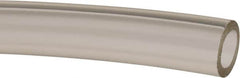 Made in USA - 1/2" ID x 3/4" OD, 1/8" Wall Thickness, Cut to Length (50' Standard Length) Plastic Tube - Clear, 36 Max psi, 63 Hardness - Caliber Tooling