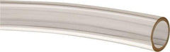 Made in USA - 1/2" ID x 5/8" OD, 1/16" Wall Thickness, Cut to Length (50' Standard Length) Plastic Tube - Clear, 14 Max psi, 40 Hardness - Caliber Tooling