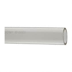 Made in USA - 1" ID x 1-1/4" OD, 1/8" Wall Thickness, Cut to Length (50' Standard Length) Plastic Tube - Clear, 14 Max psi, 40 Hardness - Caliber Tooling