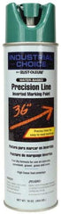 Rust-Oleum - 17 fl oz Green Marking Paint - 600' to 700' Coverage at 1" Wide, Water-Based Formula - Caliber Tooling