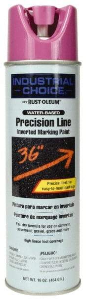 Rust-Oleum - 17 fl oz Purple Marking Paint - 600' to 700' Coverage at 1" Wide, Water-Based Formula - Caliber Tooling