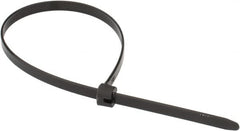 Thomas & Betts - 13.2" Long Black Polypropylene Standard Cable Tie - 60 Lb Tensile Strength, 1.52mm Thick, 4" Max Bundle Diam - Caliber Tooling