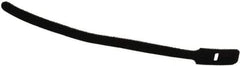 Thomas & Betts - 9" Long Black Nylon & Polyethylene Hook & Loop Strap - 40 Lb Tensile Strength, 1/16" Thick, 50.8mm Max Bundle Diam - Caliber Tooling