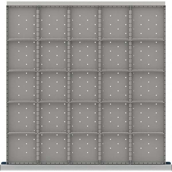 LISTA - 25-Compartment Drawer Divider Layout for 3.15" High Drawers - Caliber Tooling