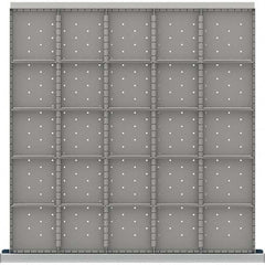 LISTA - 25-Compartment Drawer Divider Layout for 3.15" High Drawers - Caliber Tooling