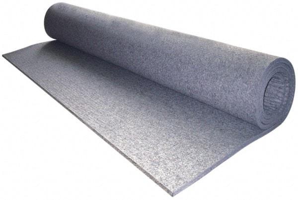 Made in USA - 1 Inch Thick x 60 Inch Wide x 12 Inch Long, Pressed Wool Felt Sheet - 16 Lbs/Square Yd., Gray, 400 psi - Caliber Tooling