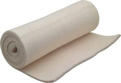 Made in USA - 3/16 Inch Thick x 66 Inch Wide x 12 Inch Long, Pressed Wool Felt Sheet - 2.3 Lbs/Square Yd., White, 400 psi - Caliber Tooling