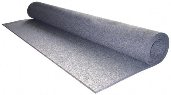 Made in USA - 1/4 Inch Thick x 72 Inch Wide x 60 Inch Long, Pressed Wool Felt Sheet - 3.1 Lbs/Square Yd., Gray, 250 psi - Caliber Tooling