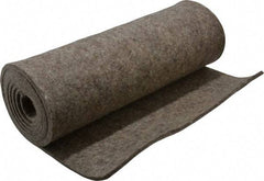 Made in USA - 3/16 Inch Thick x 72 Inch Wide x 12 Inch Long, Pressed Wool Felt Sheet - 2.3 Lbs/Square Yd., Gray, 250 psi - Caliber Tooling