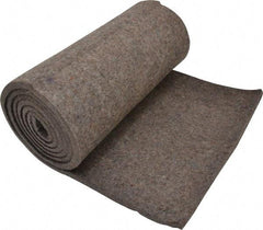 Made in USA - 3/8 Inch Thick x 72 Inch Wide x 12 Inch Long, Pressed Wool Felt Sheet - 3.2 Lbs/Square Yd., Gray, 75 psi - Caliber Tooling