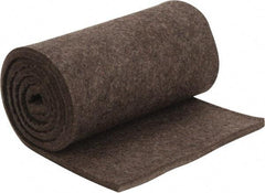 Made in USA - 1/2 Inch Thick x 72 Inch Wide x 12 Inch Long, Pressed Wool Felt Sheet - 4.2 Lbs/Square Yd., Gray, 75 psi - Caliber Tooling