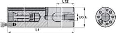 Kennametal - 3/8-18 Threaded Mount, Boring Head Straight Shank - Threaded Mount Mount, 20 Inch Overall Length, 14.87 Inch Projection - Exact Industrial Supply