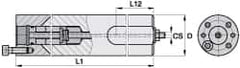 Kennametal - 3/8-24 Threaded Mount, Boring Head Straight Shank - Threaded Mount Mount, 24 Inch Overall Length, 18 Inch Projection - Exact Industrial Supply