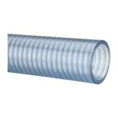 Continental ContiTech - 1-1/2" Inside x 1.78" Outside Diam, Food & Beverage Hose - 6" Bend Radius, Clear, 100' Long, 29 Vacuum Rating - Caliber Tooling