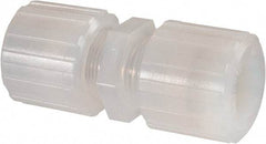 NewAge Industries - 3/4" Tube OD, PFA PTFE Plastic Compression Tube Union - 500°F Max - Caliber Tooling