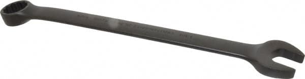 Proto - 1-1/4" 12 Point Combination Wrench - 15° Offset Angle, 16-7/8" OAL, Steel, Black Finish - Caliber Tooling