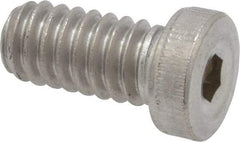 Value Collection - 1/4-20 UNC Hex Socket Drive, Low Socket Cap Screw - Grade 18-8 Stainless Steel, 1/2" Length Under Head - Caliber Tooling