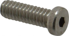 Value Collection - 1/4-20 UNC Hex Socket Drive, Low Socket Cap Screw - Grade 18-8 Stainless Steel, 3/4" Length Under Head - Caliber Tooling