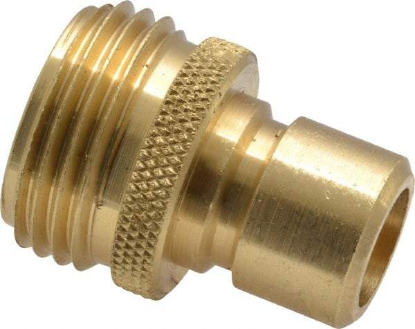 Coilhose Pneumatics - 3/4 NH Garden Hose Connector - Brass - Caliber Tooling