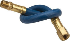 Coilhose Pneumatics - 1/4" ID 1' Long Lead-In Whip Hose - FNPT x MNPT Swivel Ends, 200 Working psi, -40 to 212°F, 1/4" Fitting, - Caliber Tooling