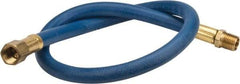 Coilhose Pneumatics - 1/4" ID 2' Long Lead-In Whip Hose - FNPT x MNPT Swivel Ends, 200 Working psi, -40 to 212°F, 1/4" Fitting, - Caliber Tooling