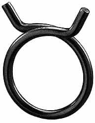 Rotor Clip - 2" Wide, Carbon Steel Single Wire Hose Clamp - Caliber Tooling