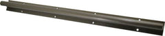 Pacific Bearing - 3/4" Shaft Diam, 1-3/4" Base Width, Ceramic Coated, Aluminum Shaft, Aluminum Rail, Round Shaft Assemblies - 0.221" Mounting Hole Diam, 24" Long - Caliber Tooling