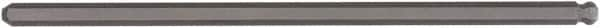 Bondhus - 3/8" Ball End Hex Screwdriver Bit - 3/8" Drive, 8" OAL - Caliber Tooling