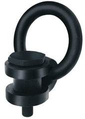 American Drill Bushing - 8,000 kg. Load Limit, Side Pull Hoist Ring - M36x4.0 Thread Size, 6 Inch Diameter Ring - Caliber Tooling