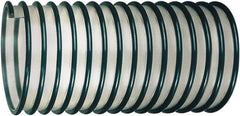 Kuriyama of America - 2" ID, 21 Hg Vac Rating, 15 psi, Polyurethane Vacuum & Duct Hose - 50' Long, Green, 2" Bend Radius, -40 to 150°F - Caliber Tooling