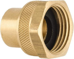 Dixon Valve & Coupling - 3/8 NPTF & 3/4 NH Garden Hose Fitting - Brass, Female Hose to Female Pipe Connector - Caliber Tooling