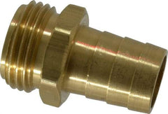 Dixon Valve & Coupling - 3/4 NH Garden Hose Fitting - Brass, Short Shank Male Connector - Caliber Tooling