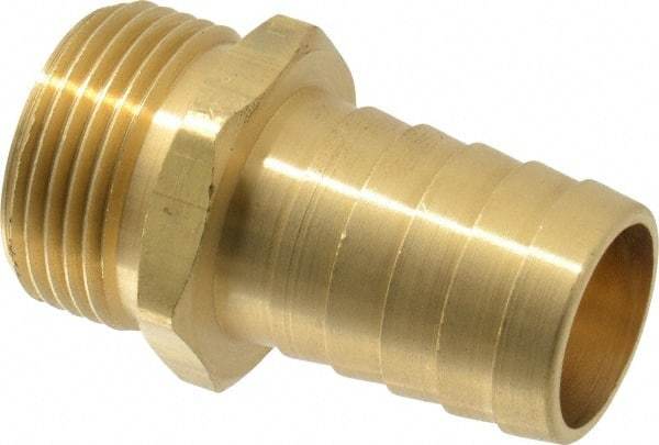 Dixon Valve & Coupling - 1 NH Garden Hose Fitting - Brass, Standard Shank Male/Female Set Connector - Caliber Tooling