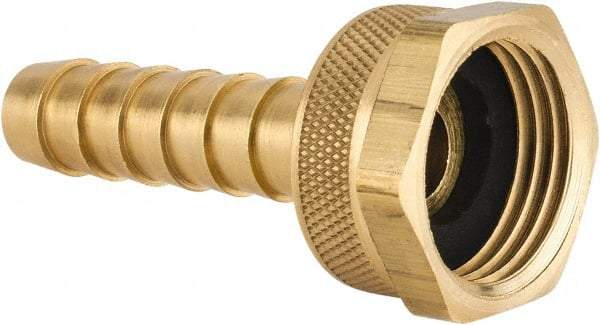 Dixon Valve & Coupling - 3/4 NH Garden Hose Fitting - Brass, Long Shank Female Swivel Connector - Caliber Tooling