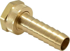 Dixon Valve & Coupling - 3/4 NH Garden Hose Fitting - Brass, Long Shank Female Swivel Connector - Caliber Tooling